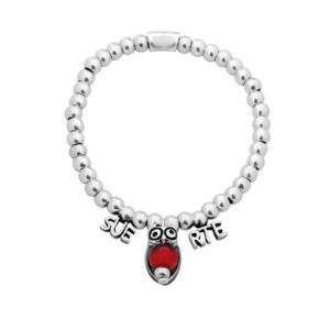 Bracciale Ciclon  SUERTE BÚHO  Rosso - 201103 - immagine 1