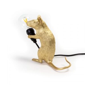 SELETTI Mouse Lamp Mac Gold 15231 - immagine 3