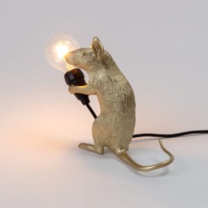 SELETTI Mouse Lamp Mac Gold 15231 - immagine 4