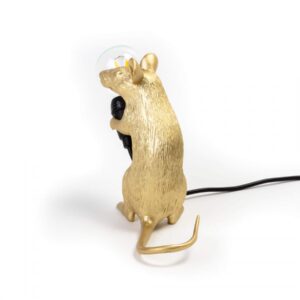 SELETTI Mouse Lamp Mac Gold 15231 - immagine 5