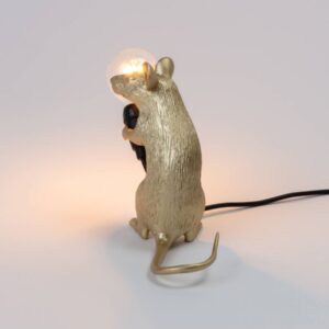 SELETTI Mouse Lamp Mac Gold 15231 - immagine 6