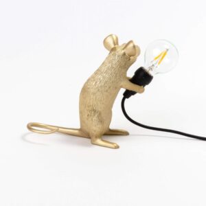 SELETTI Mouse Lamp Mac Gold 15231 - immagine 7