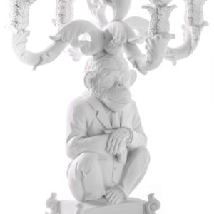 SELETTI Burlesque Chimp Bianco 14870_BIA - immagine 4