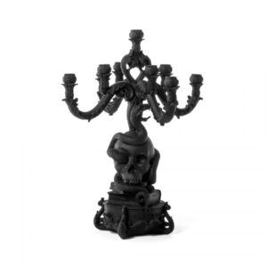 SELETTI Burlesque Skull Grande - Nero 14873_NER - immagine 1