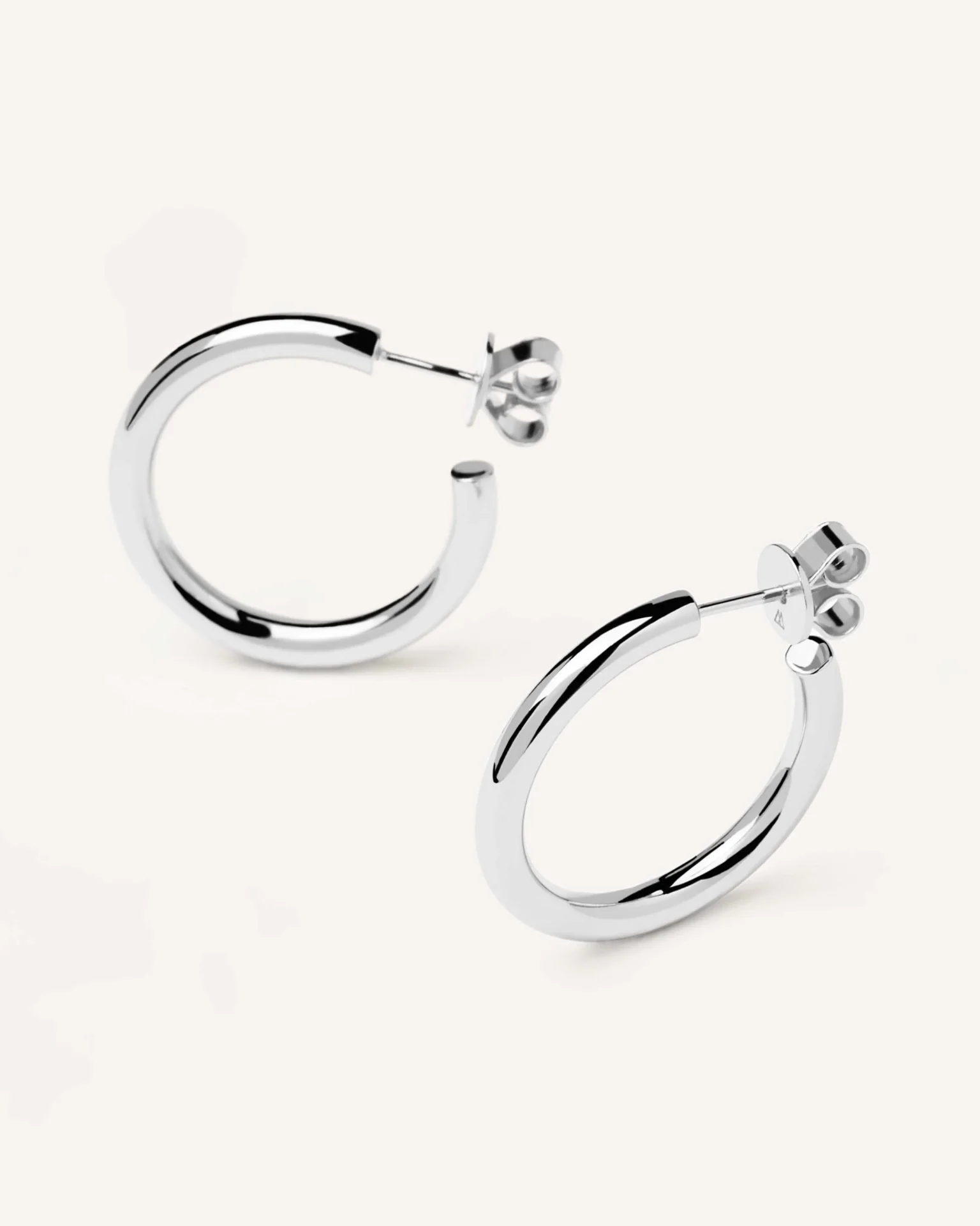 PDPAOLA Orecchini a cerchio donna New Essentials AR02-378-U
