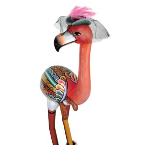 Tom's Drag Flamingo Felicity XL dipinto a mano 102192 - immagine 3