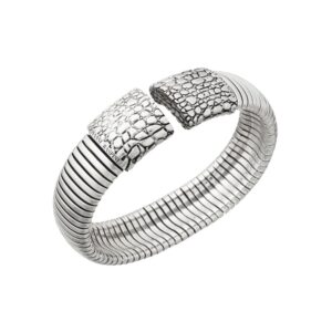 Bracciale Giovanni Raspini Tubogas Croco Grande Cod. 12326 - immagine 1