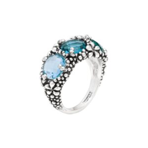 Anello Giovanni Raspini Blue Ivy Trilogy Cod. 12430 - immagine 1