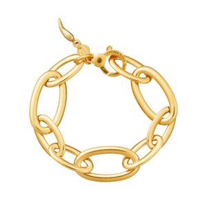 Bracciale Giovanni Raspini Catene Maglia Ovale Bold Dorata - immagine 1
