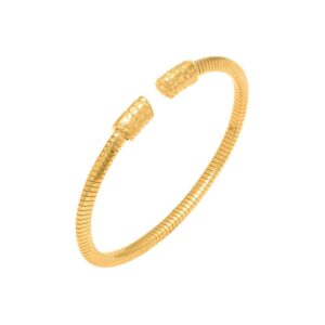 Bracciale Giovanni Raspini Croco Tubogas Piccolo Dorato Cod. 12547 - immagine 1