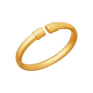 Bracciale Giovanni Raspini Tubogas Croco Piccolo Dorato Cod. 12329 - immagine 1