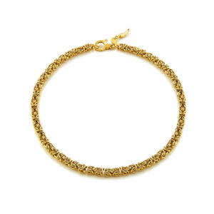 Collana Giovanni Raspini Mini Maglia Bizantina Golden Cod. 8155