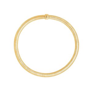 Collana Giovanni Raspini Croco Tubogas Dorata Cod. 12540