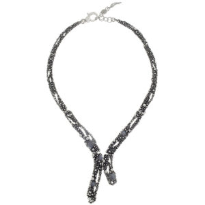Collana Giovanni Raspini In Argento 925 Con Labradorite Nuova Collezione Via Lattea Cod. 9957