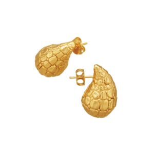 Orecchini Giovanni Raspini Goccia Croco Piccoli Dorati Cod. 12358