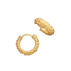 Giovanni Raspini Huggie Perlage Golden Earrings Cod. 11963 - immagine 1