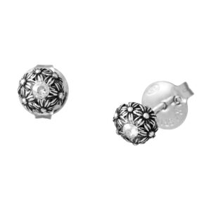 Orecchini Giovanni Raspini Mini Margherite e Zircone Cod. 11822