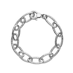 Bracciale Giovanni Raspini Martellato Ovale Cod. 6986 - immagine 1